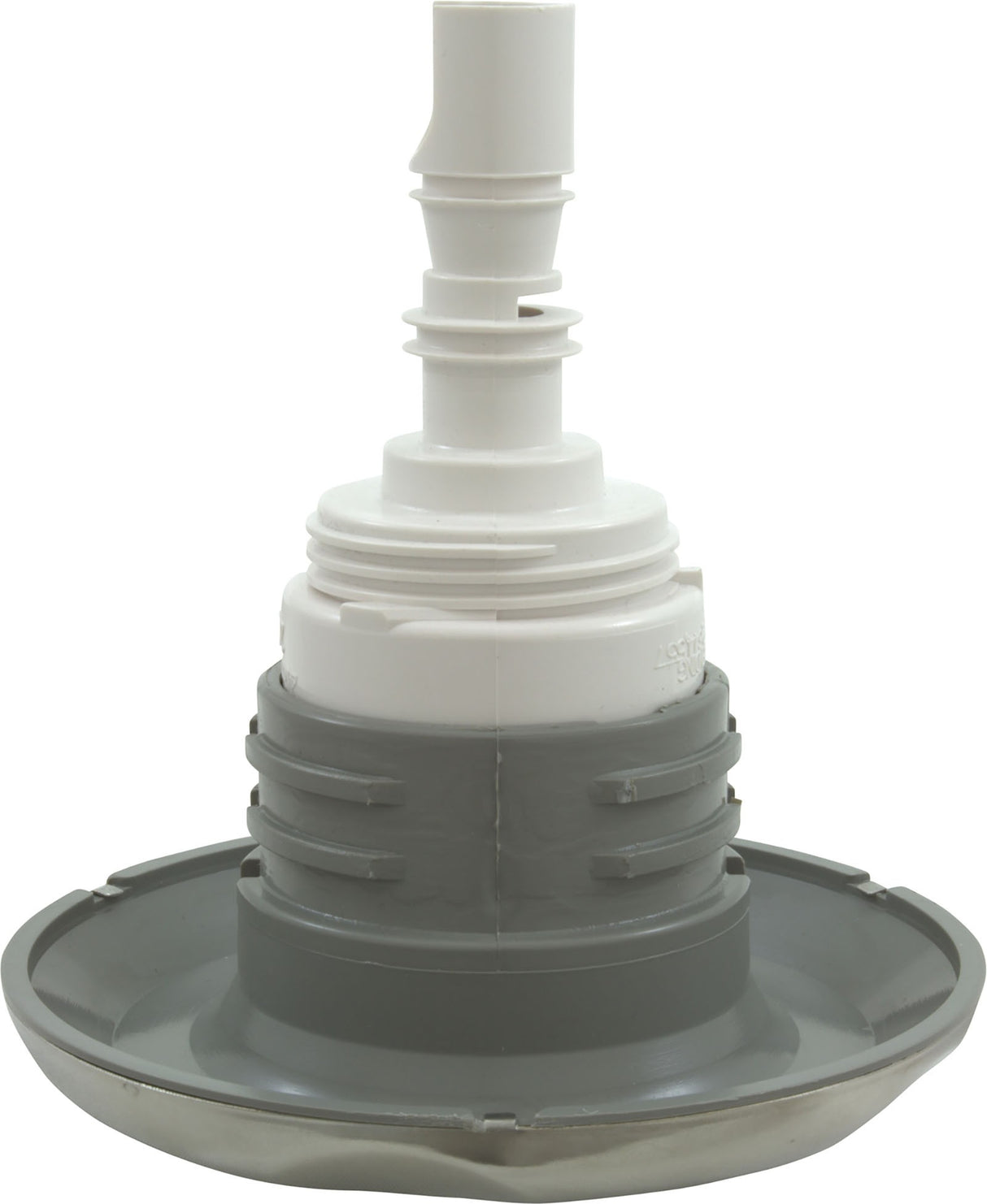 Jet Intl, WW Poly Storm, 4"fd, Twin Roto, Smth Scall, SS/Gry, Thd : 229-5537S