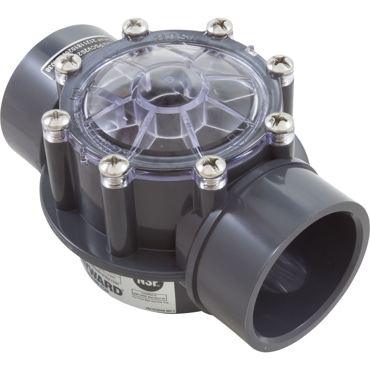 2.0" X 2.5" Pvc Check Valve : PSCV2S2DGR