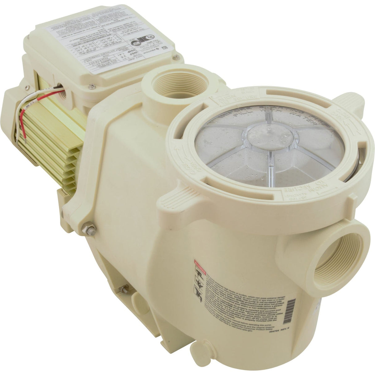 Pump, Pentair WhisperFlo, 1.5hp, 208-230/460v, 3-Phase, SD : 011642