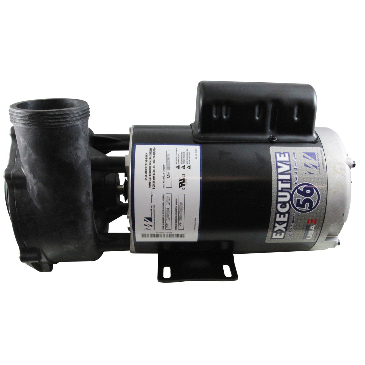 Pump, WW Executive, 3.0hp, 230V, 2-Spd, 56Fr, 2-1/2", 8ft Cord : ME-30226-25