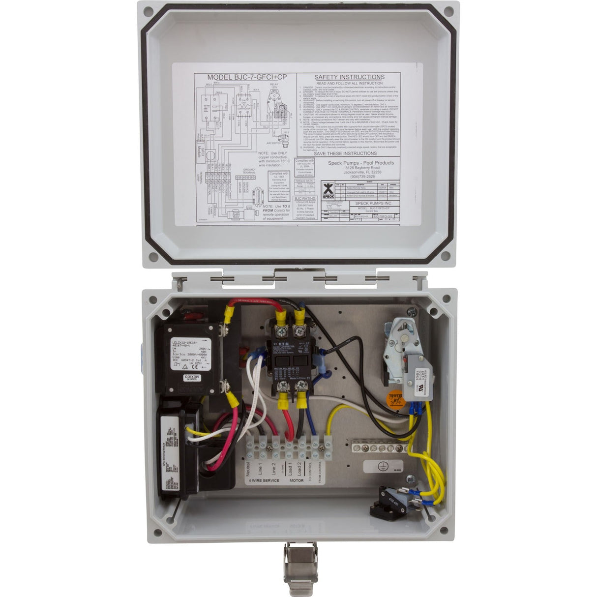 SwimJet Sys, Speck BADU Stream II, 4.0hp, Square Cover, 2-Jet : SS484-2400M-1SW