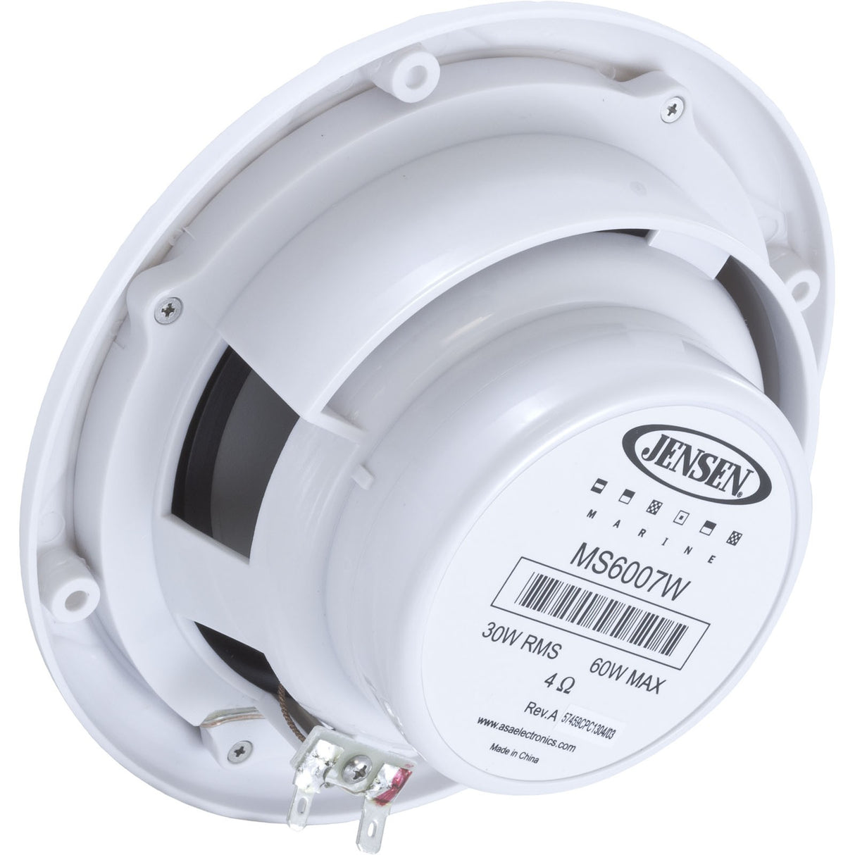 Speaker, Jensen, MS6007W, 60w, 6-1/2", White, Single : MS6007W