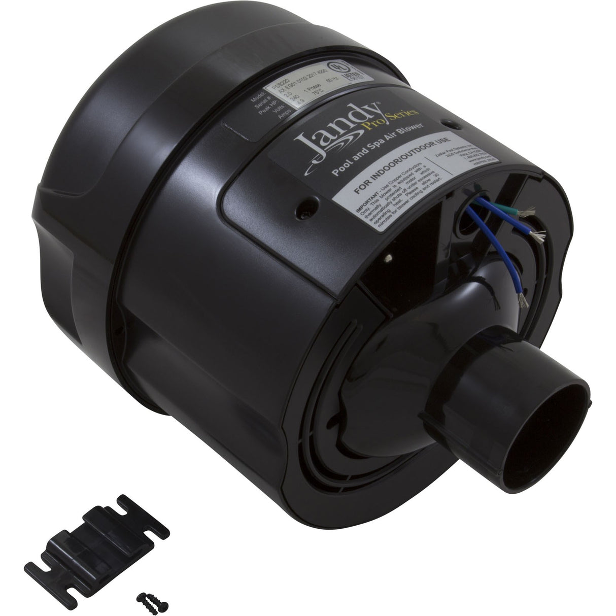 Blower, Zodiac Jandy, Plastic, 2.0hp, 115v, 9.7A, Hardwire : PSB120
