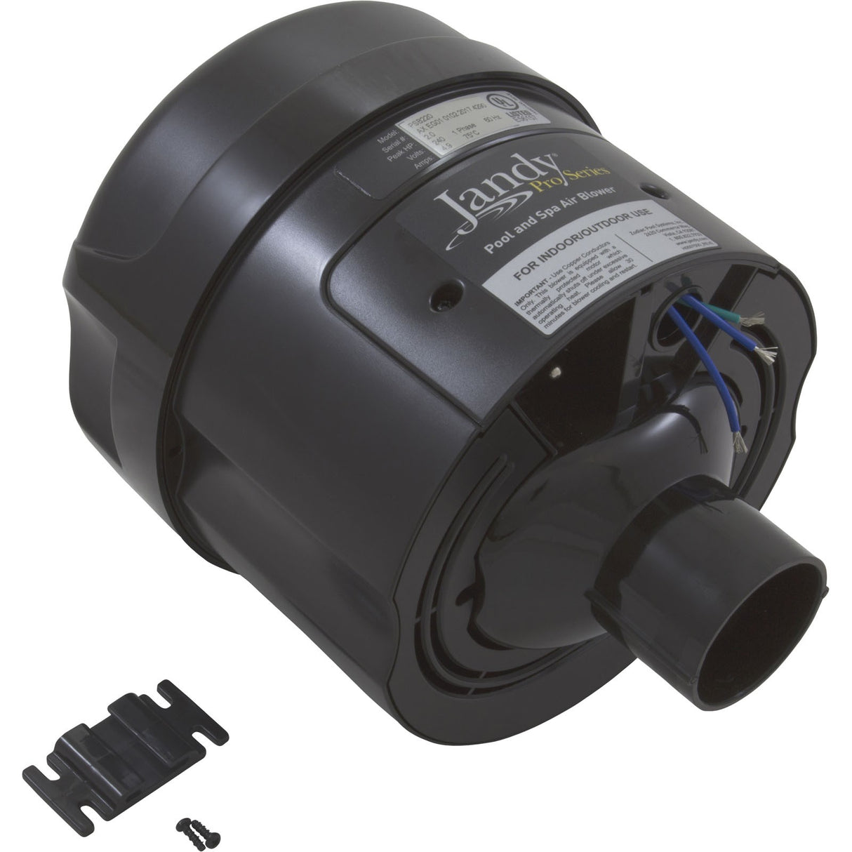 Blower, Zodiac Jandy, Plastic, 2.0hp, 230v, 4.9A, Hardwire : PSB220