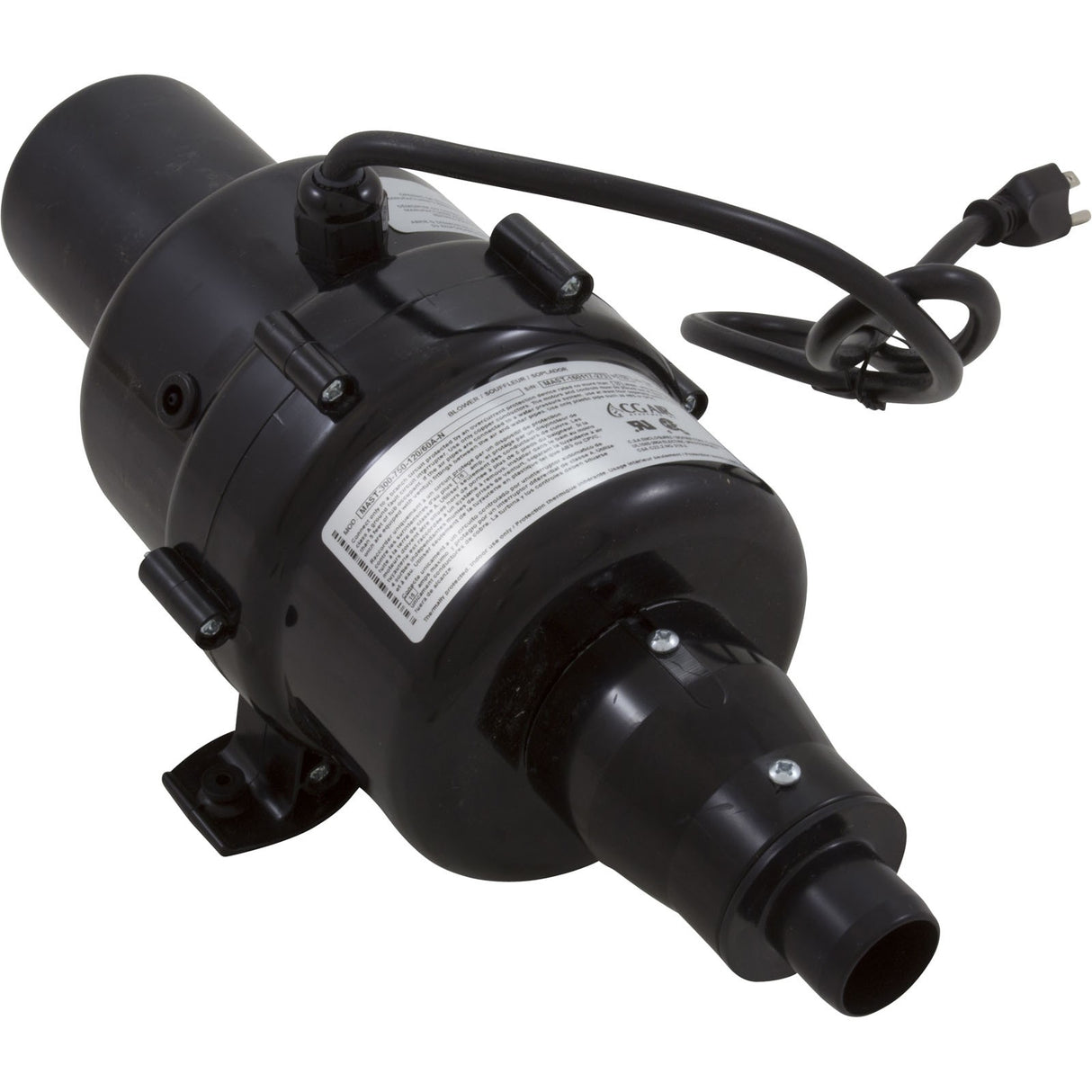 Blower, CG Air Millenium AS, 115v, 9.5A, w/Htr, Mflr, 3ft Nema, AS : MAST300-750-120/60AN