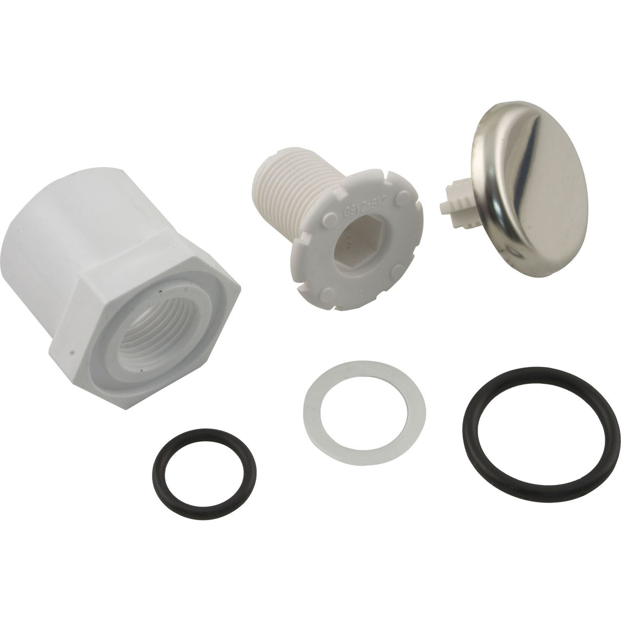 Air Injector, WW, Low Profile, 1"s/3/4"spg, Adapter Style, SS : 670-2190