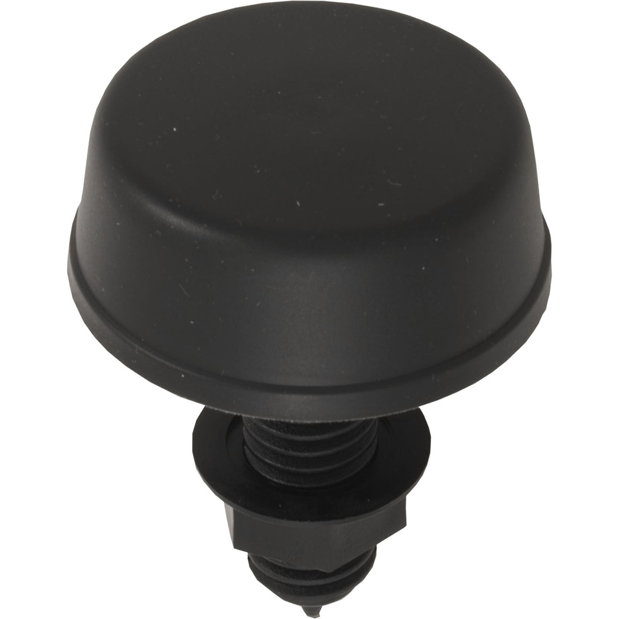 Air Button, Herga, Mushroom, 13/16"hs, 2-1/4"fd, Thd, Black : 6433-AZZZ