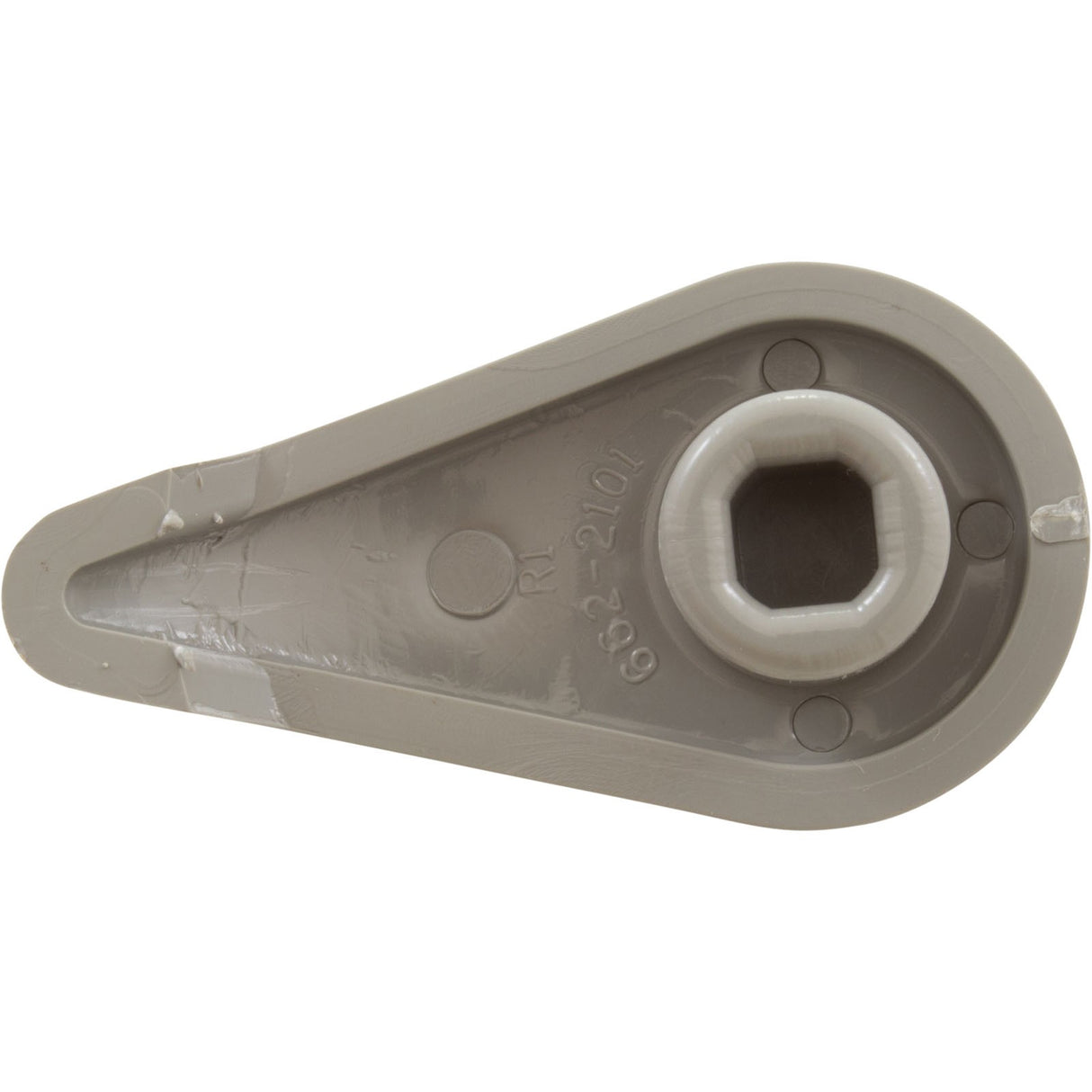 Handle, 1"Curved Top Access Air Control, Gray : 662-2107