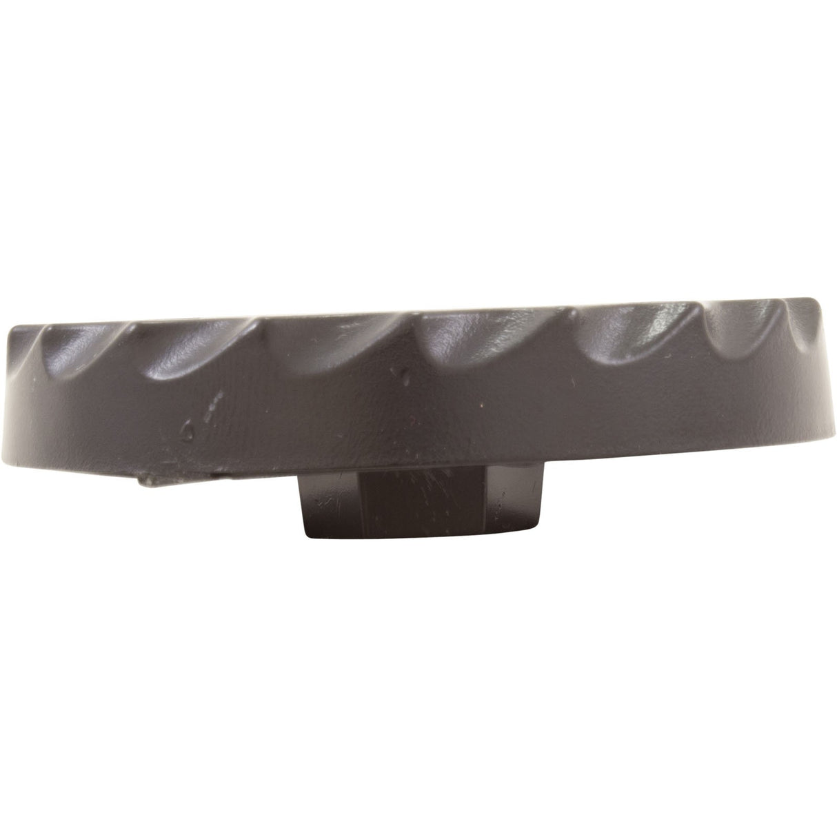 Knob, Waterway, F.A.S., 1" Scalloped, Black : 662-3011