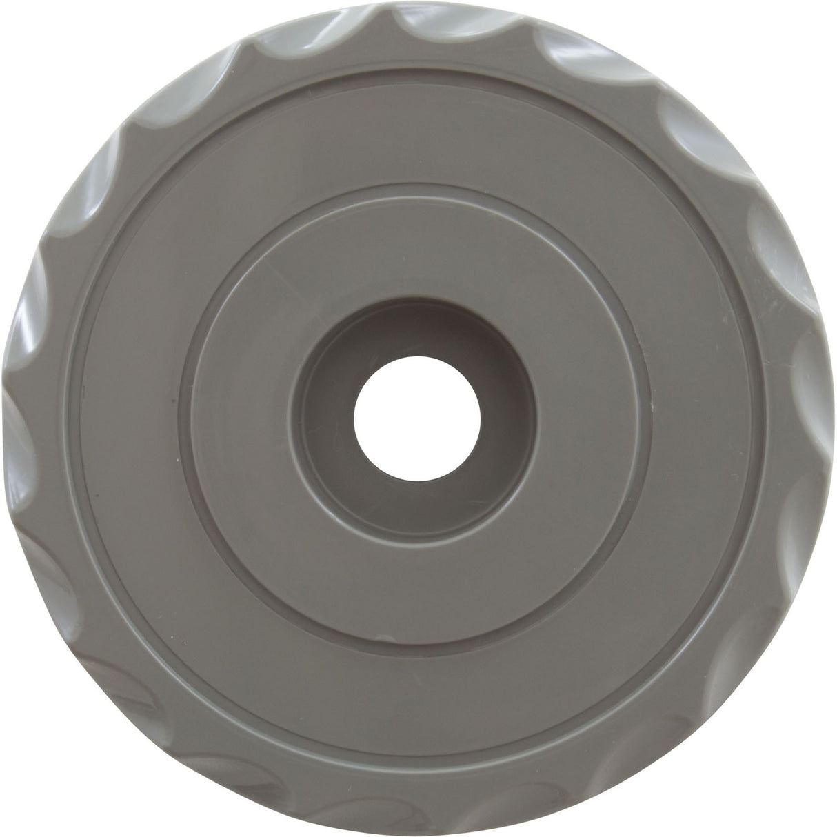 Knob, Waterway, F.A.S., 1" Scalloped, Gray : 662-3017