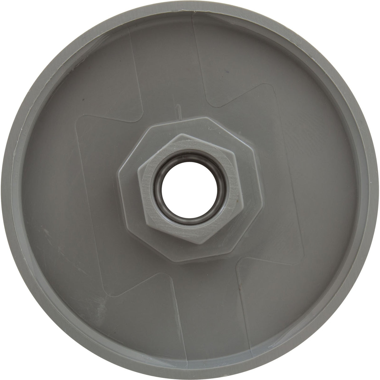 Knob, Waterway, F.A.S., 1" Scalloped, Gray : 662-3017