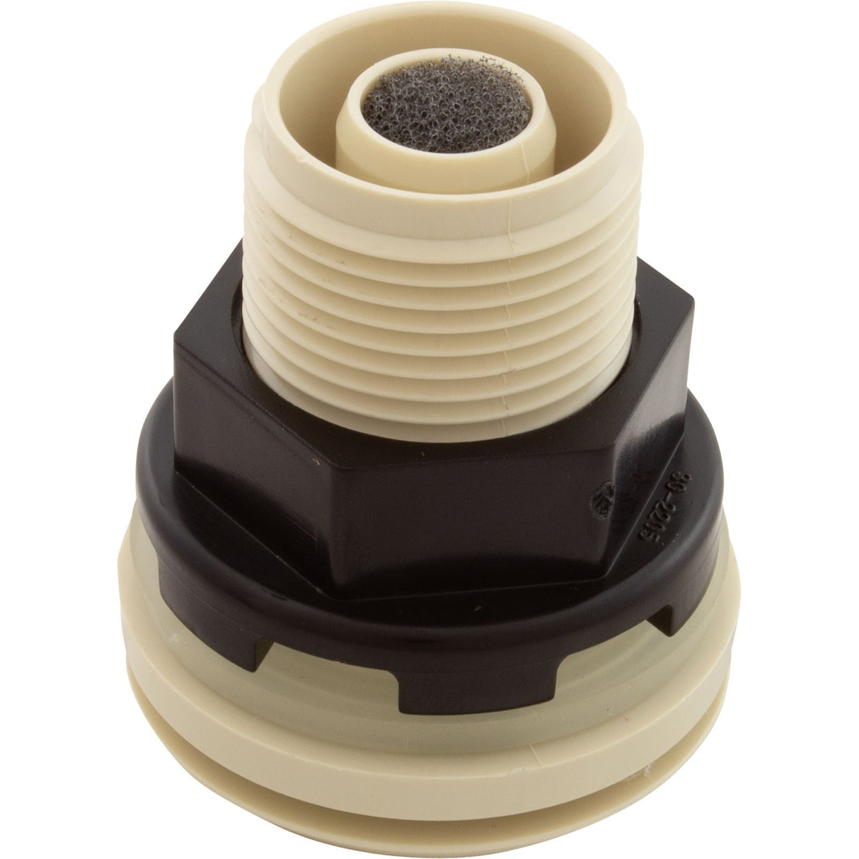 Air Ctrl, BWG/HAI Mini, 1-1/8"hs, 1-11/16"fd, Crescent, Bone, 1/2" : 10-2200BON