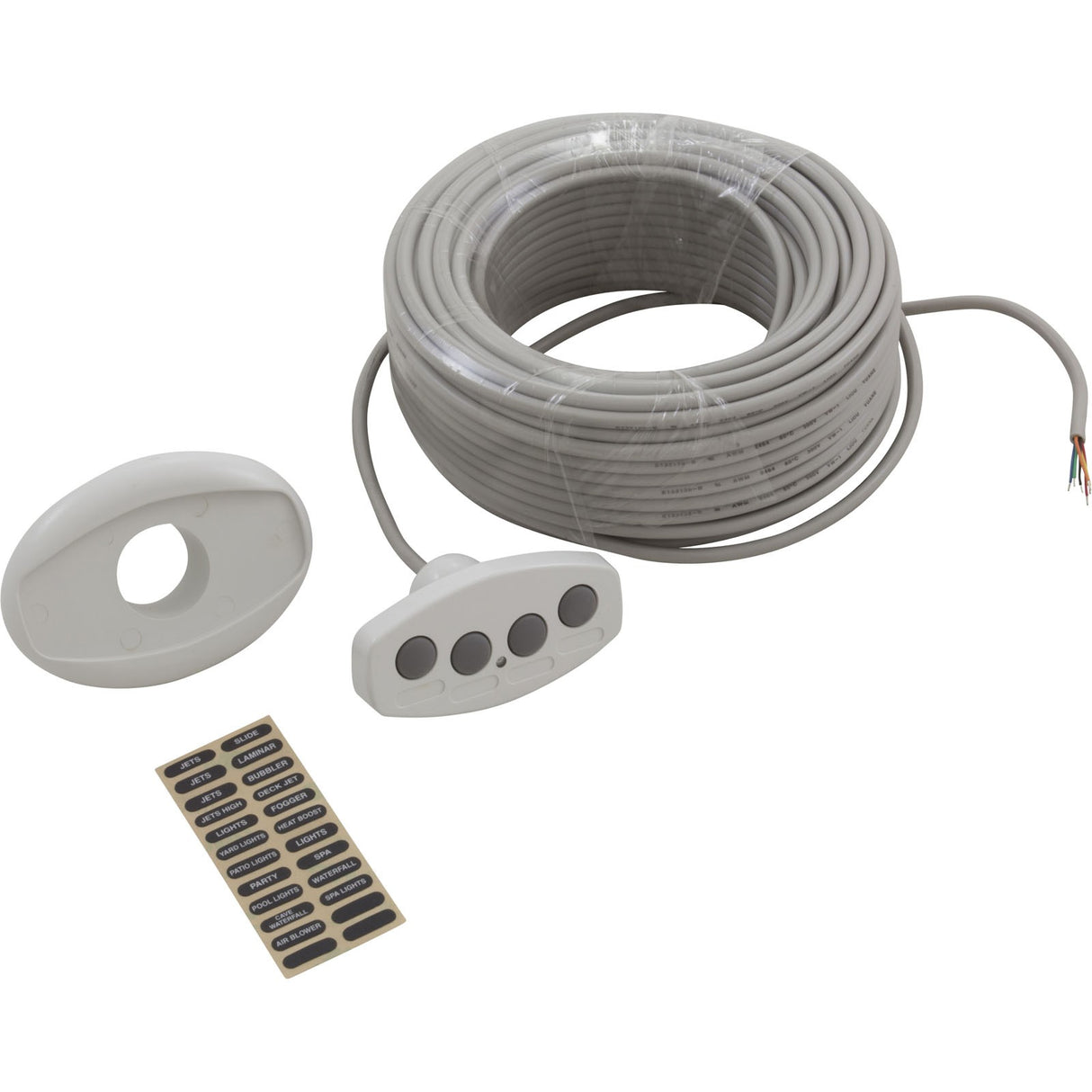 Control Panel, Pentair, IntelliTouch, iS4, 100ft Cord, White : 521885