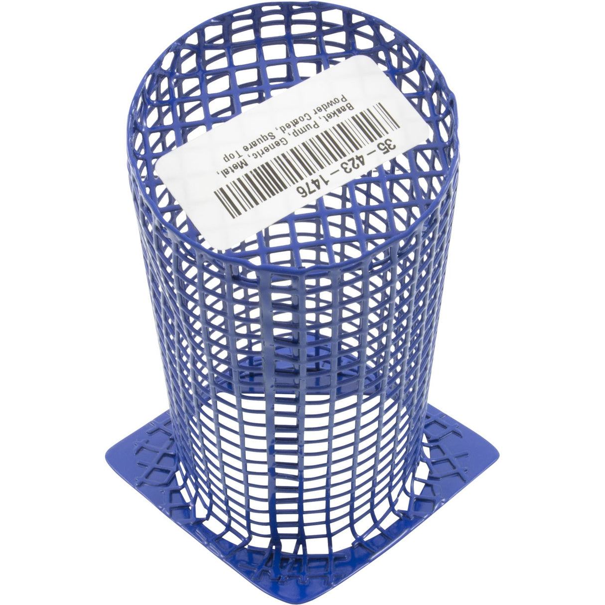 Basket, Pump, Generic, Metal, Powder Coated, Square Top : B-22