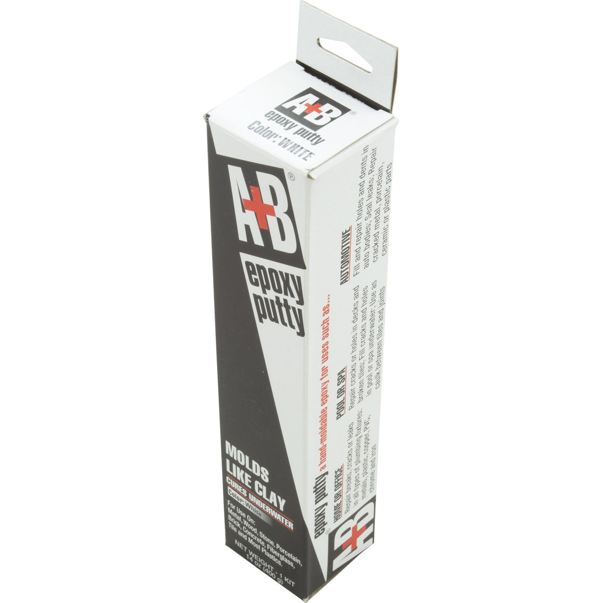 A+B Epoxy Putty, 14oz, White : 9904K