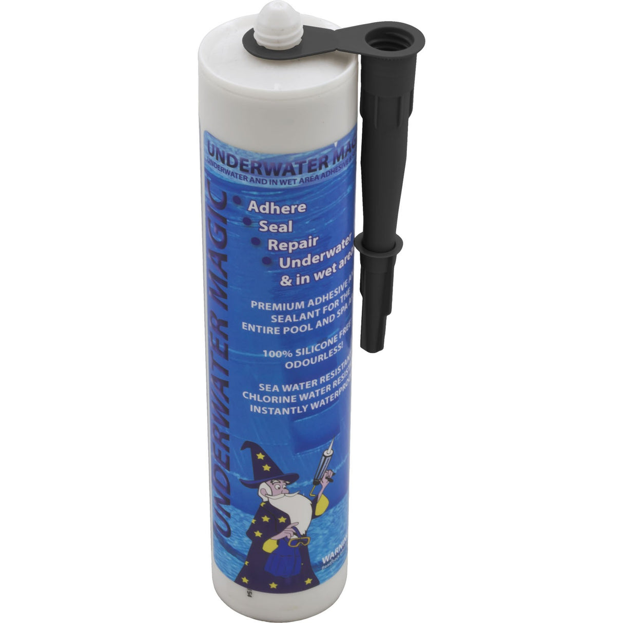 Sealant, Underwater Magic, Single, 290ml/9.8oz Tube, Black : UWM-09 Single