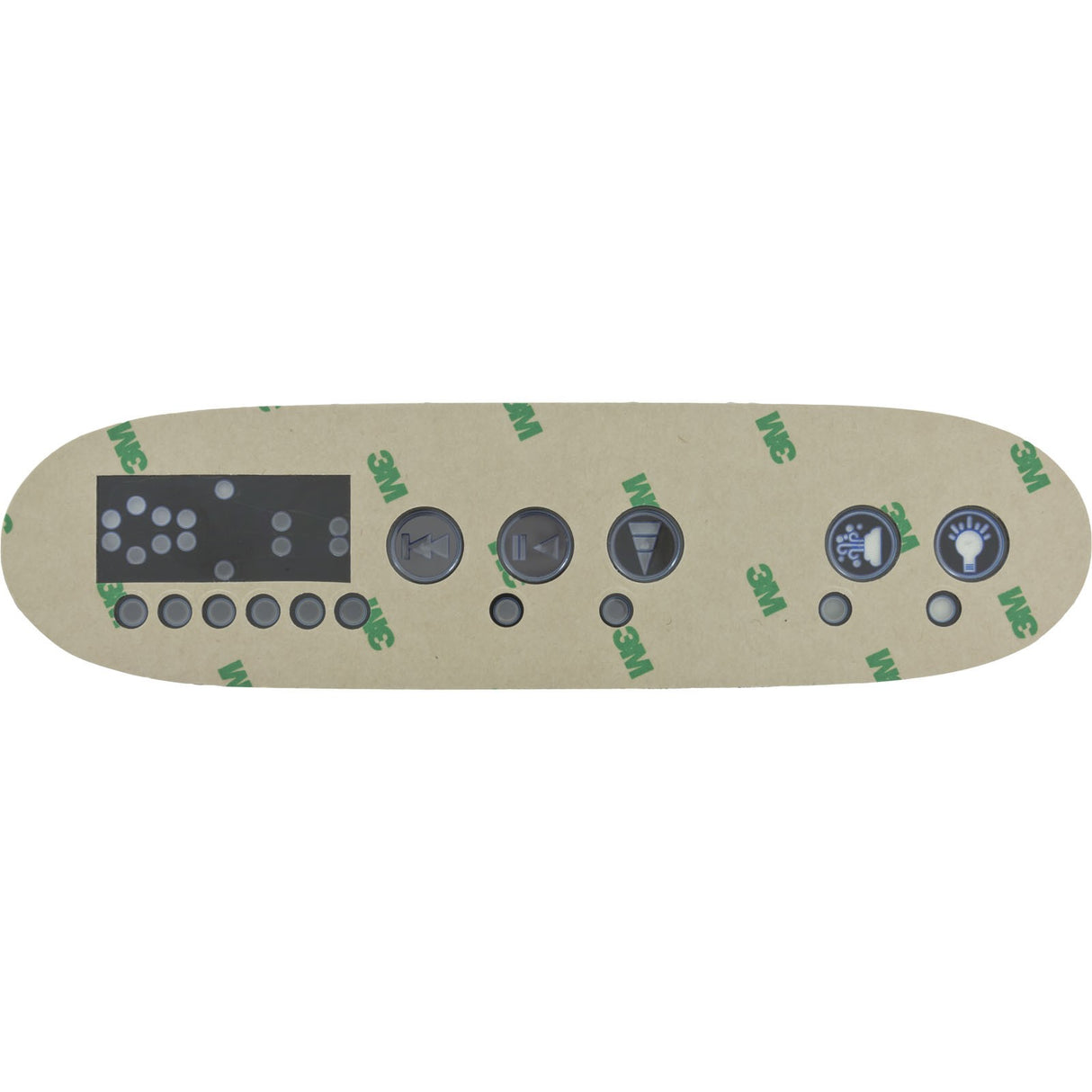 Overlay, D-1 TSC-42, 5 Button : 01560-0003