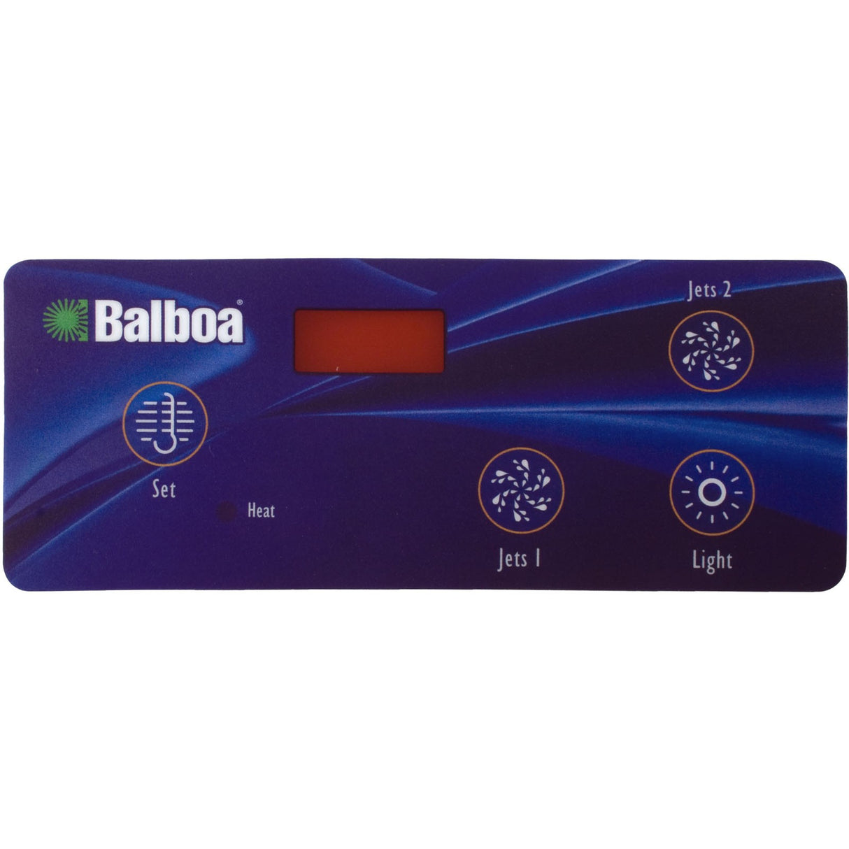 Overlay, Balboa Water Group Duplex Digital, 2 Jet/Light, LED : 10418