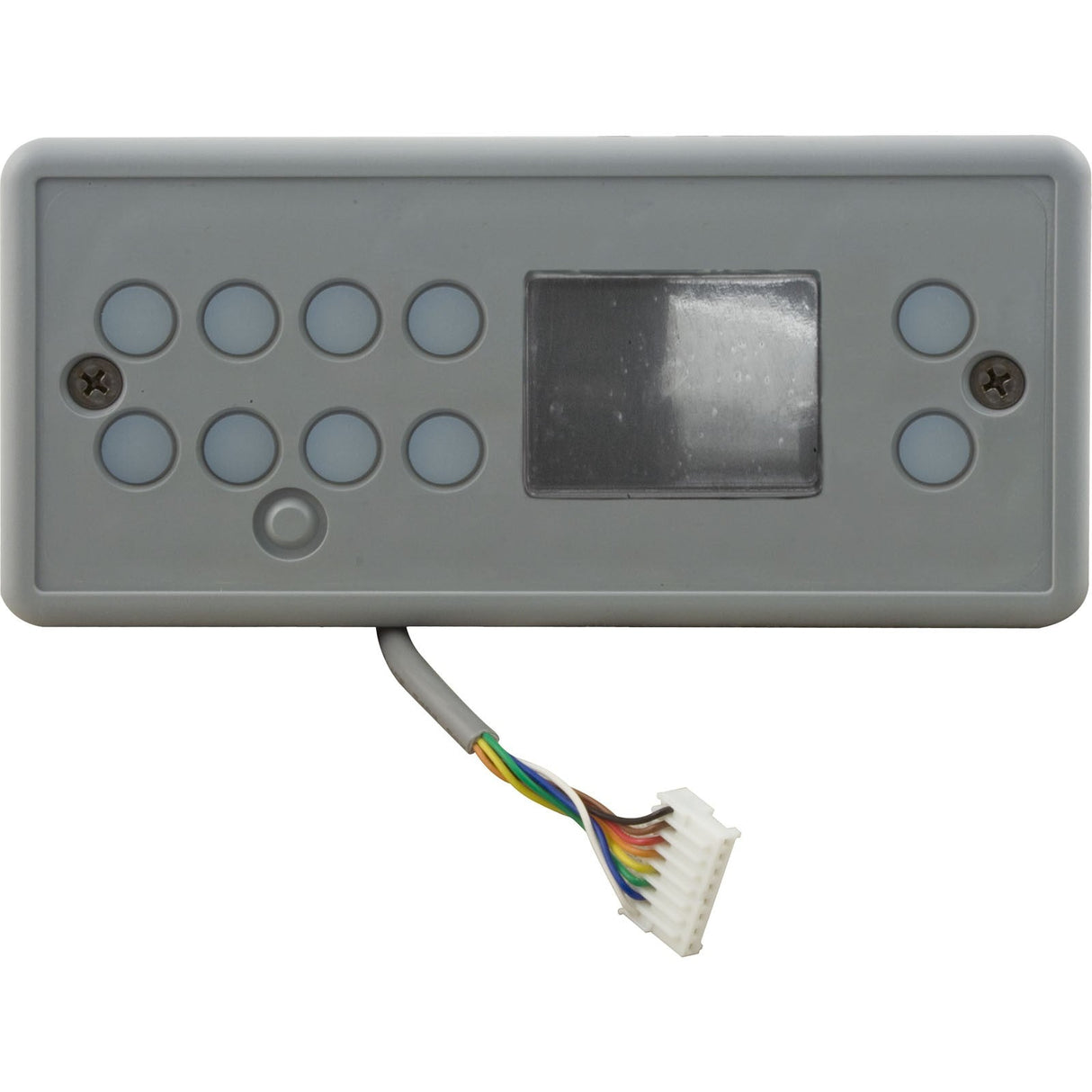 Topside, Gecko TSC 8/K 8, 10 Button, 3 Pump, Large Rec, LCD : 0201-007153