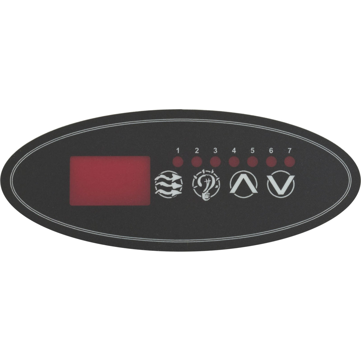 Overlay, HydroQuip Eco 1, Pump 1, Light, Small Oval : 80-0201