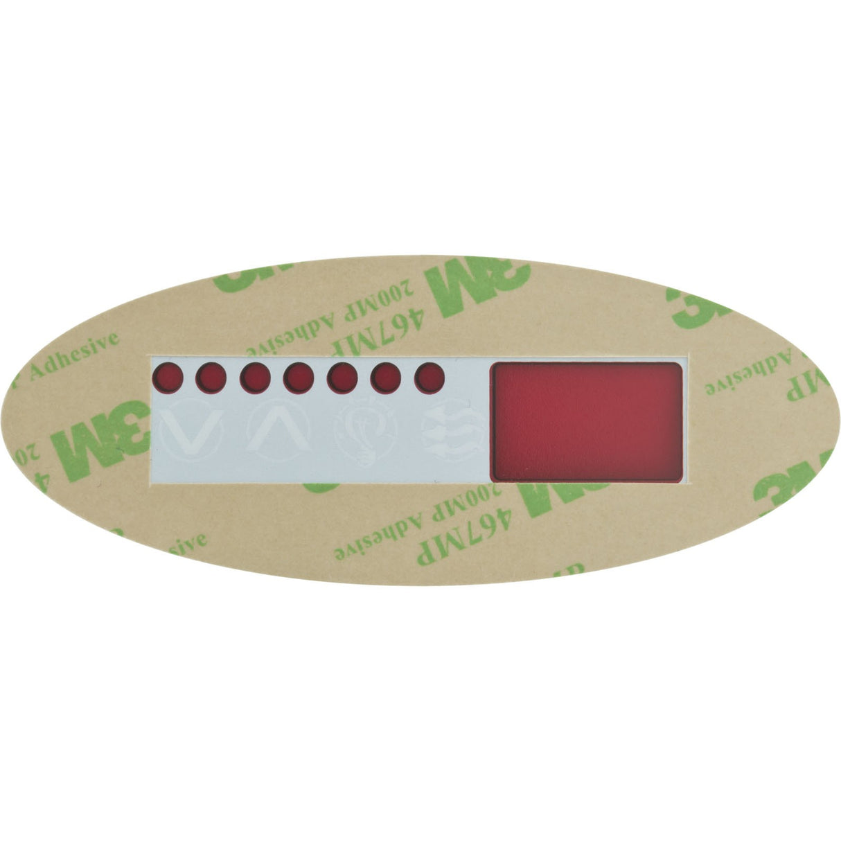 Overlay, HydroQuip Eco 1, Pump 1, Light, Small Oval : 80-0201