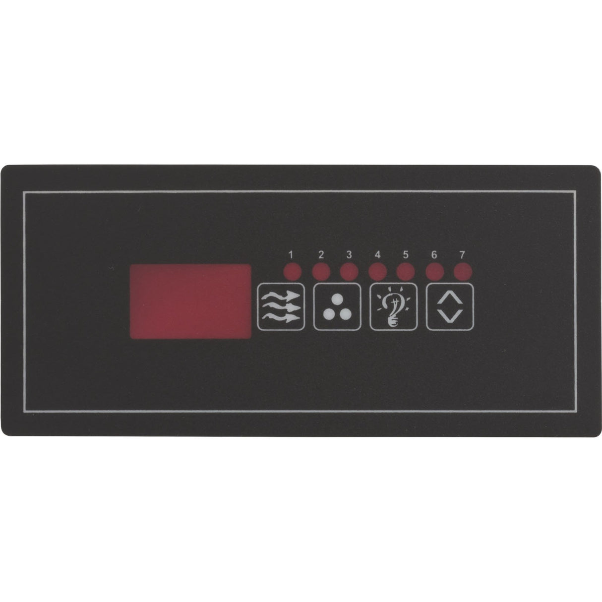 Overlay, HydroQuip Eco 6, Pump 1, Light, Aux, Small Rec : 80-0208-K