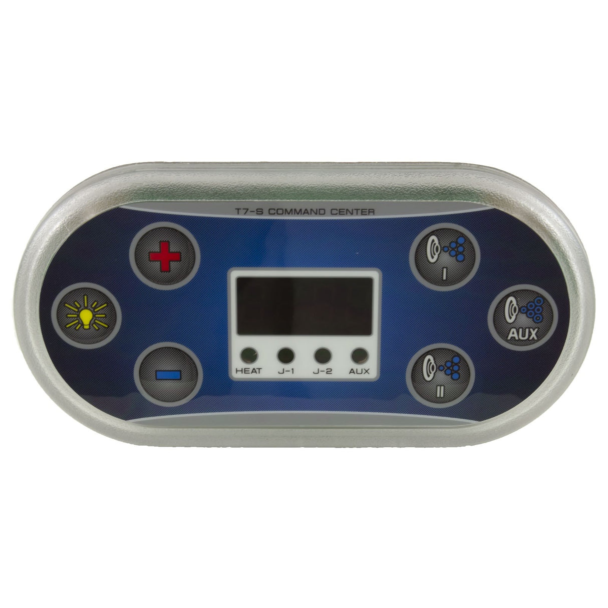 Topside, United Spa Controls T7-S, 6 Button, P1, P2, Aux, Lt : EL117S