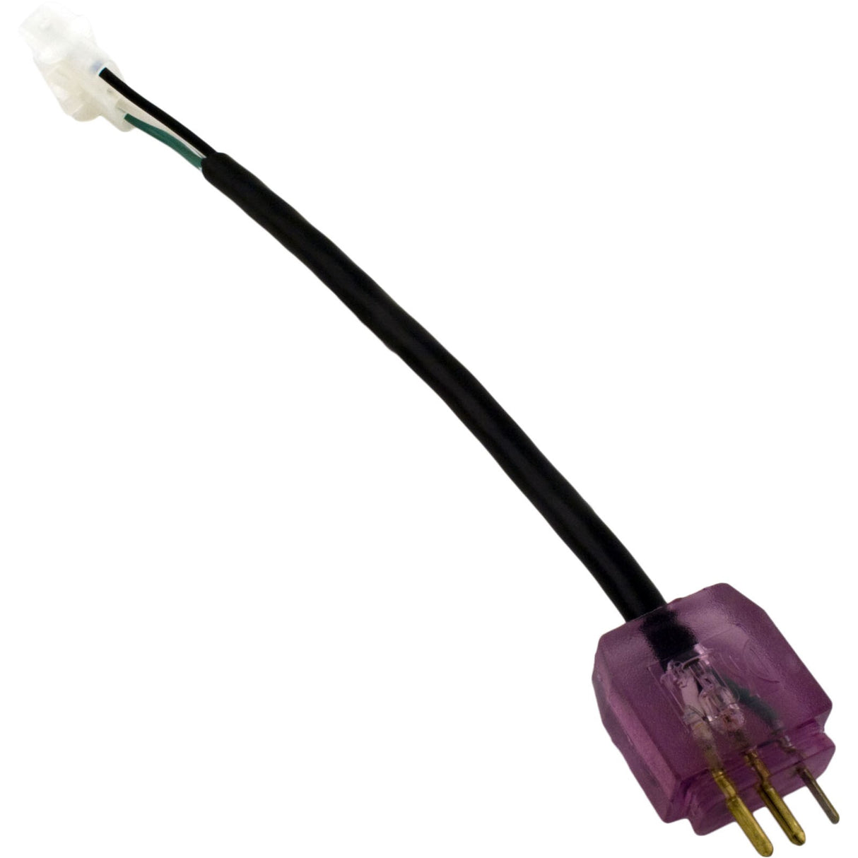 Adapter Cord, Hydro-Quip Blwr, Molded/Lit, 6", 115v/230v, 10A, Vlt : 30-1200-L6