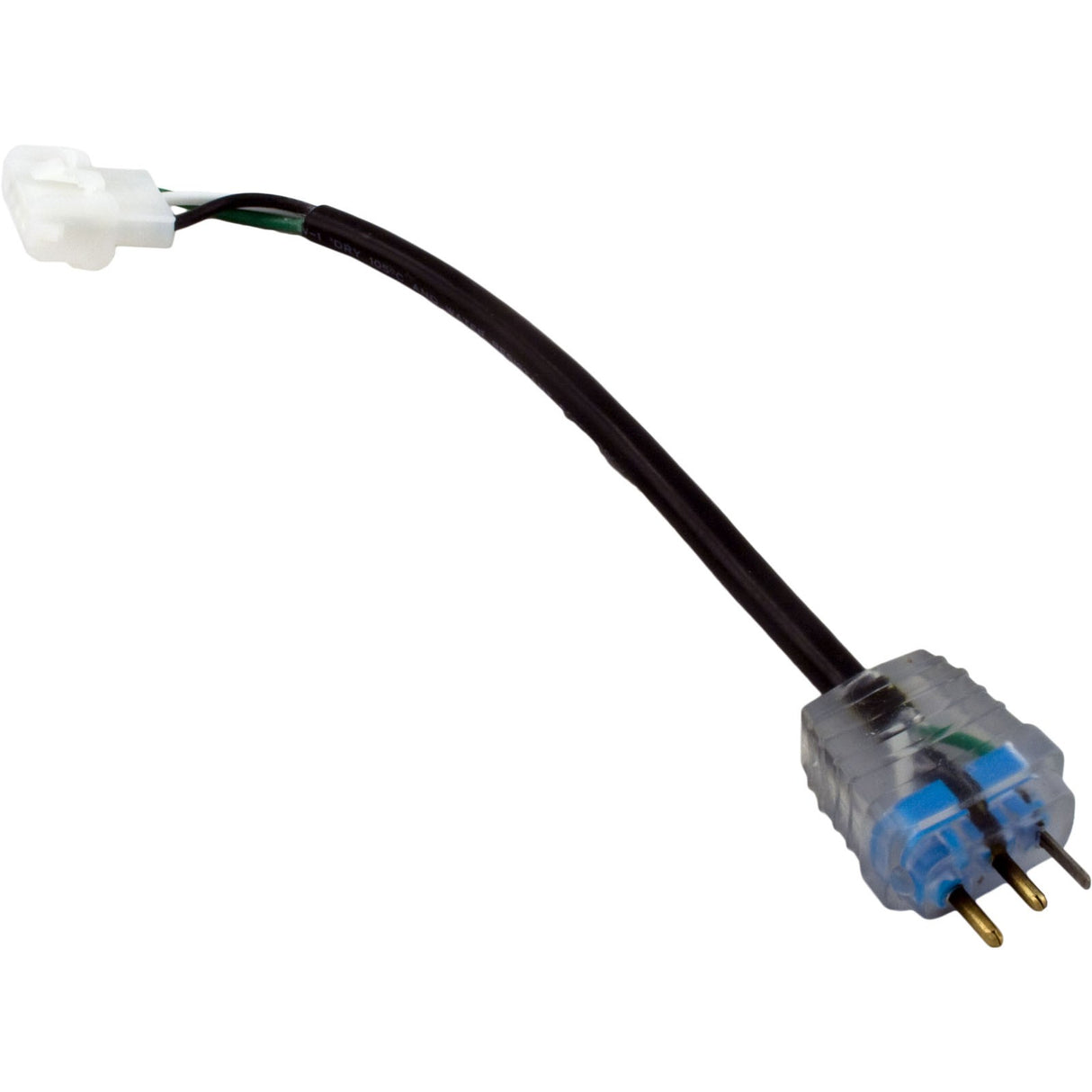 Adpt Cord, H-Q, Circ Pmp, Molded/AMP, Univ, 6", 115v230v, 10A, Blue : 30-1210-L6
