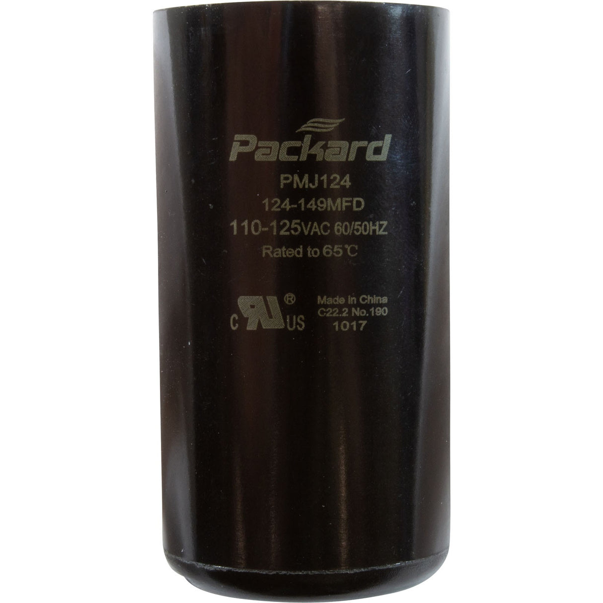 Start Capacitor, 124-149 MFD, 115v, 1-7/16" x 2-3/4" : BC-124
