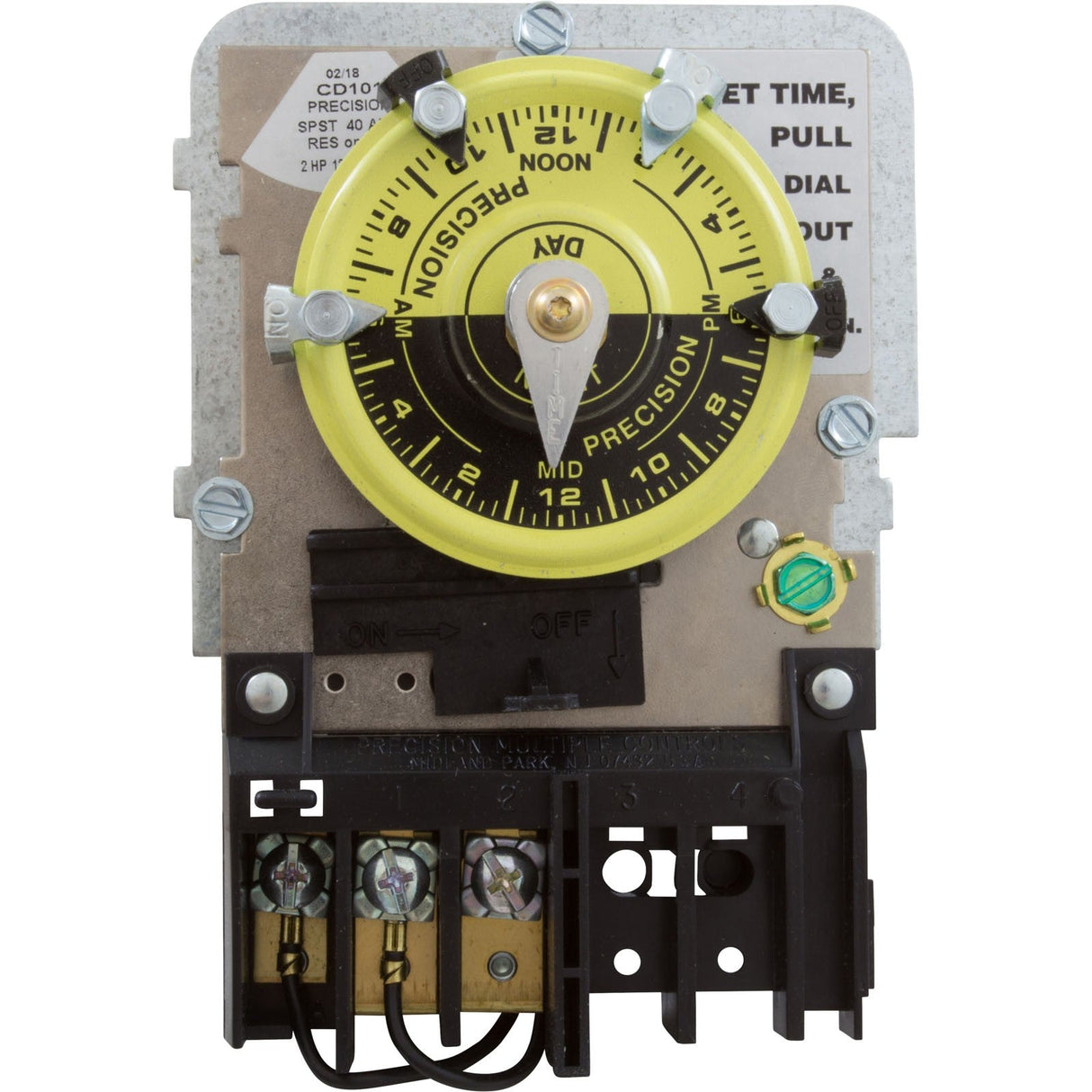 Timer Mechanism, PM Controls, Intermatic Repl, 120v, SPST, 24hr : CD101-IC