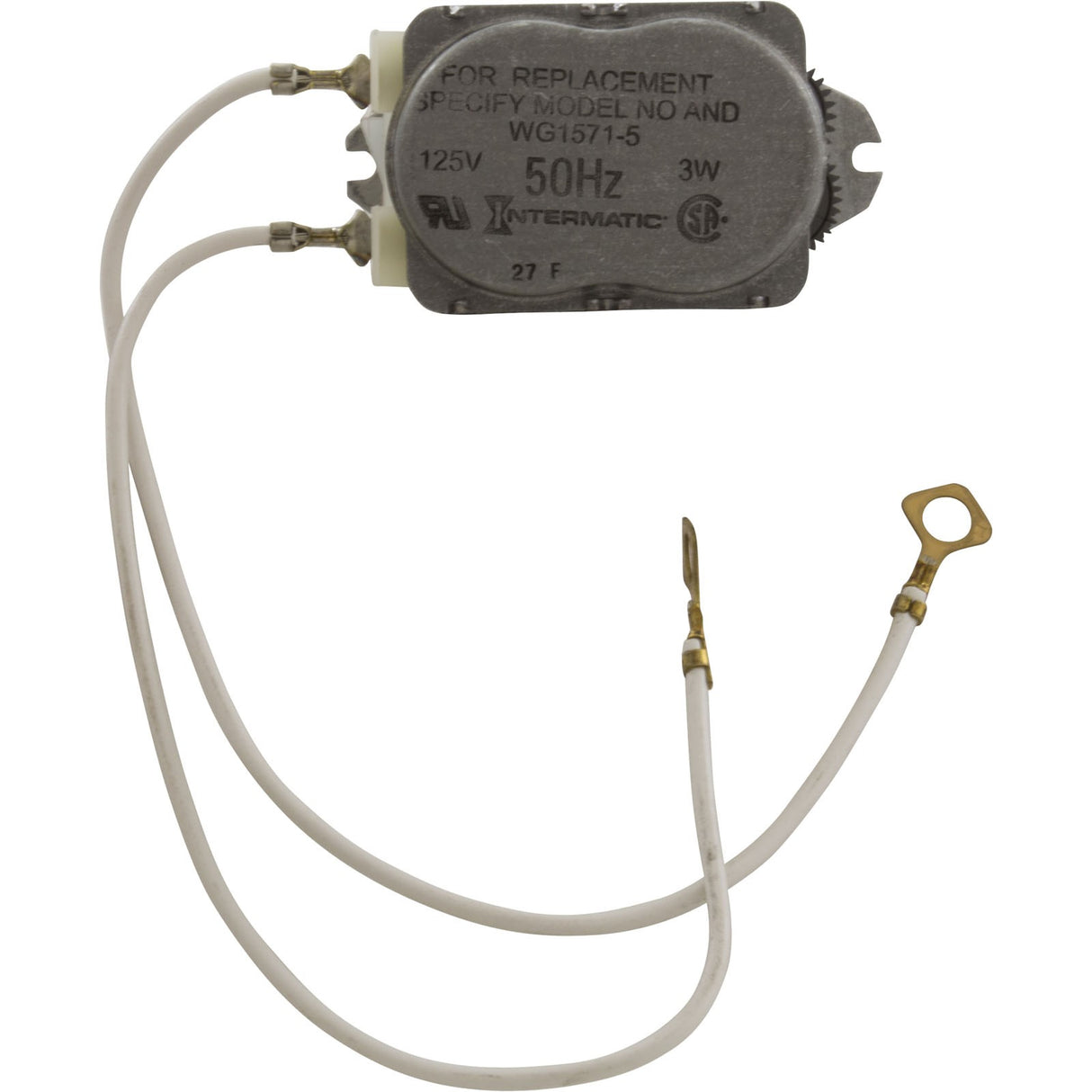 Timer Motor, Intermatic, WG1571-10D, 125v, 50Hz : WG1571-10D