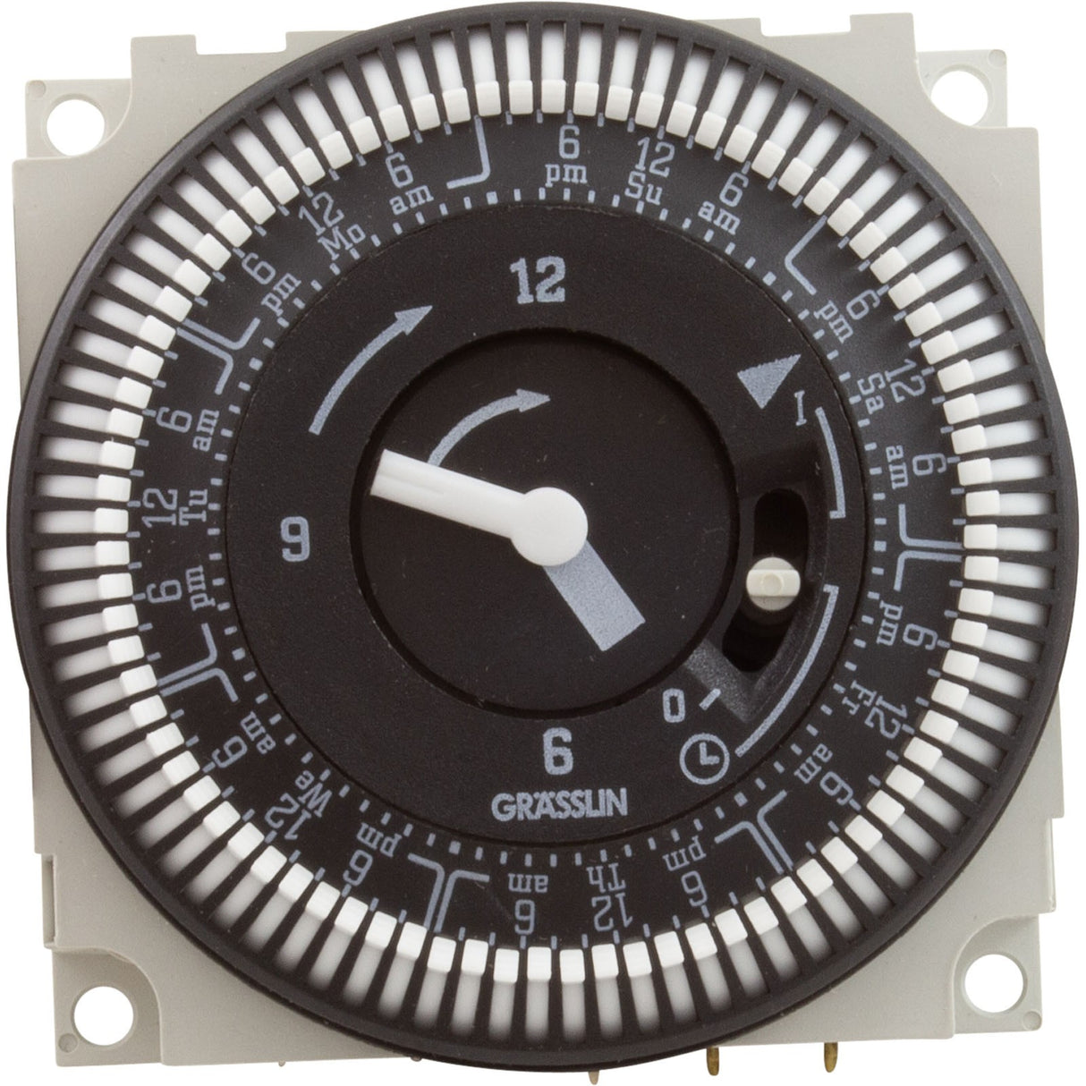 Timer, Grasslin Repl, SPDT, Panel Mount, 115v, 7day : 34-0035-K