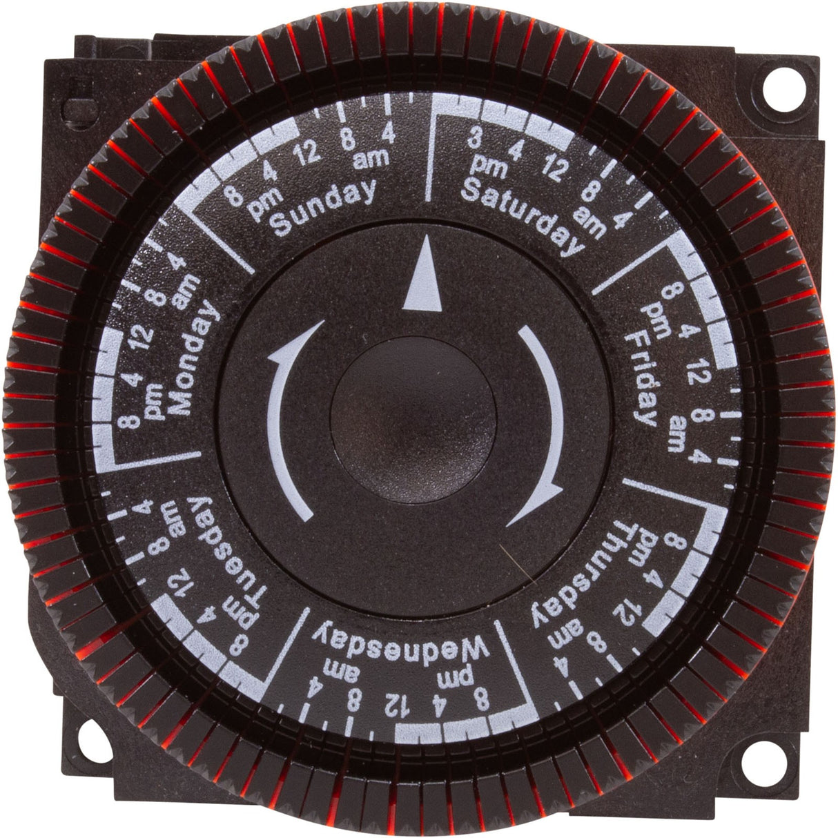 Timer, Diehl, SPST, Panel Mount, 115v, 7day : TA4073