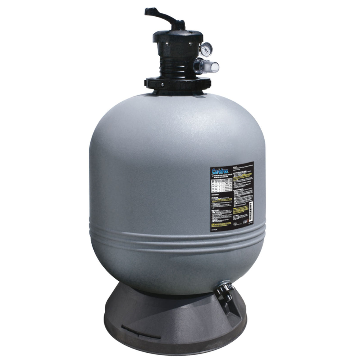 19" Oval Carefree Sand Filter - Gray : FS019227