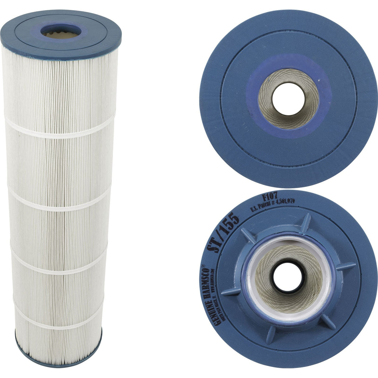 Cartridge, Harmsco ST/155, 155sqft, 7/3/4", 28-1/2", OEM : ST/155