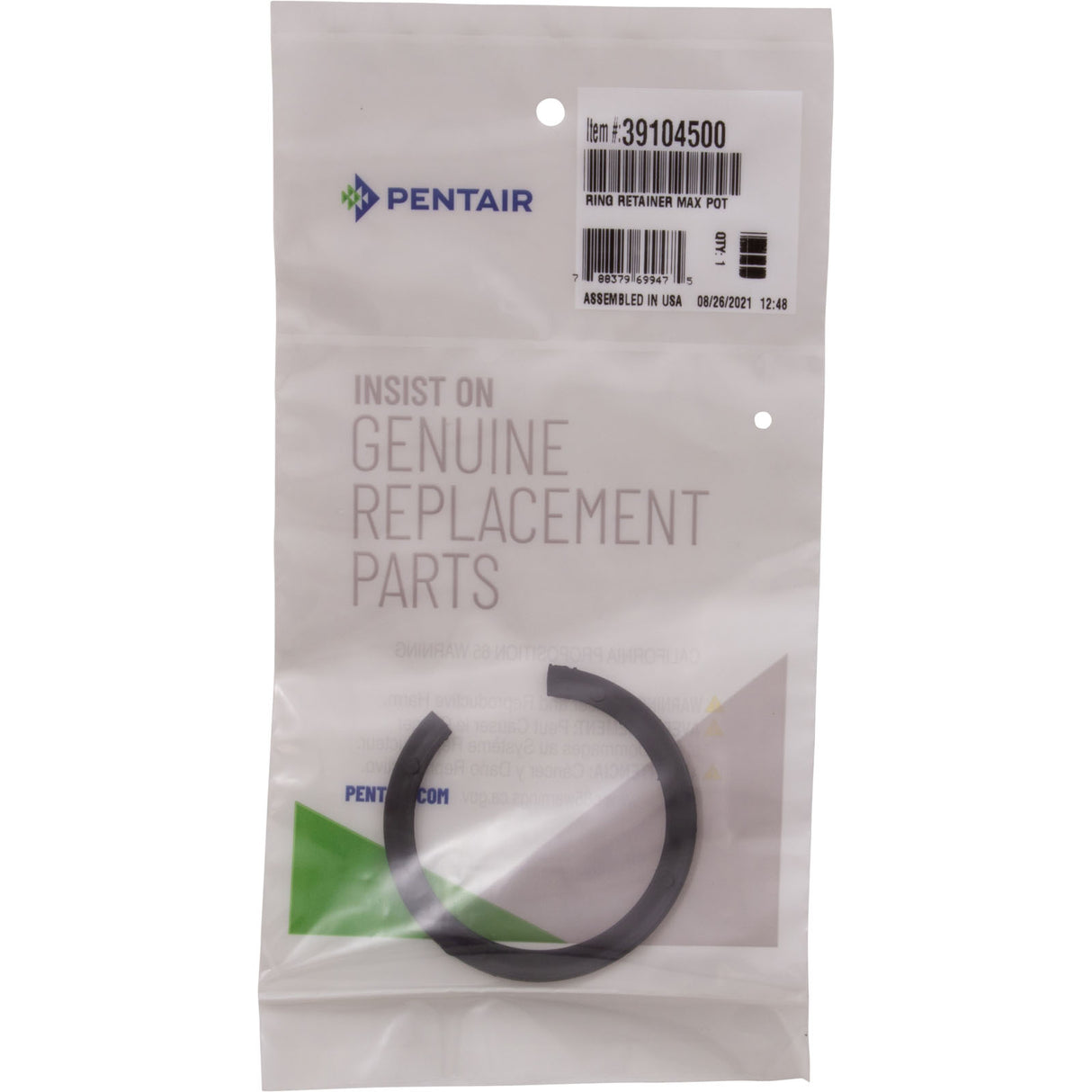 C Clip, Pentair American Products Warrior/CC, Union Nut : 39104500 - American Products/Pentair - 39104500 - PartsForSpas.com