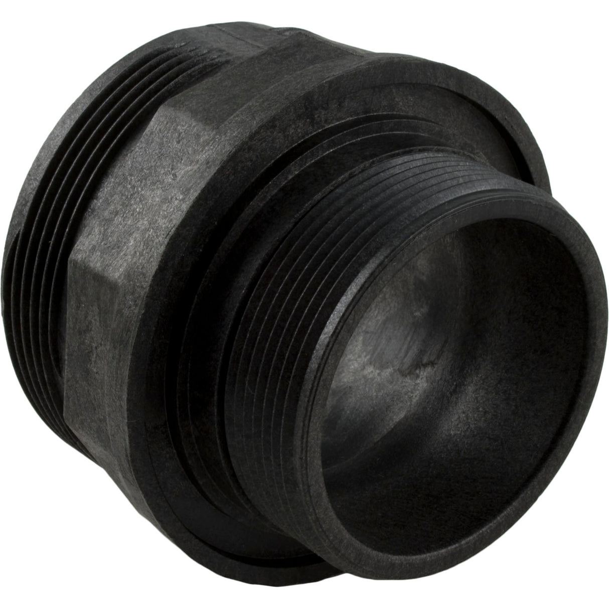 Bulkhead Fitting, Waterway CrystalWater, 2-1/2" : 419-4201 - Waterway Plastics - 806105195036 - PartsForSpas.com