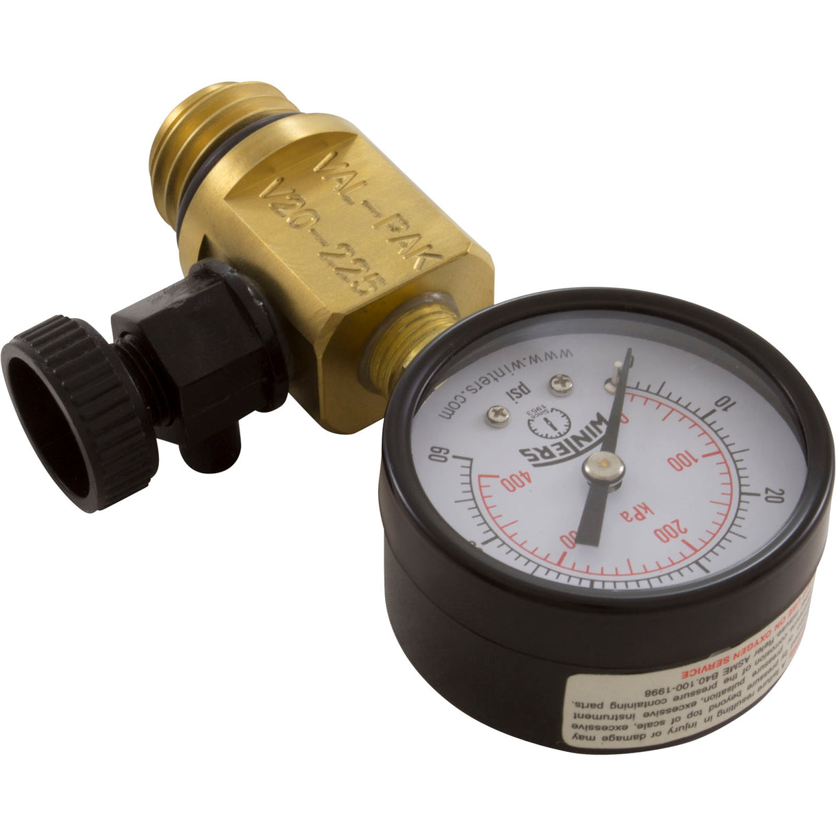 Pressure Gauge/Air Relief, FNS Plus, Val-Pak, Generic : V20-225 - Val-Pak - 811636020092 - PartsForSpas.com