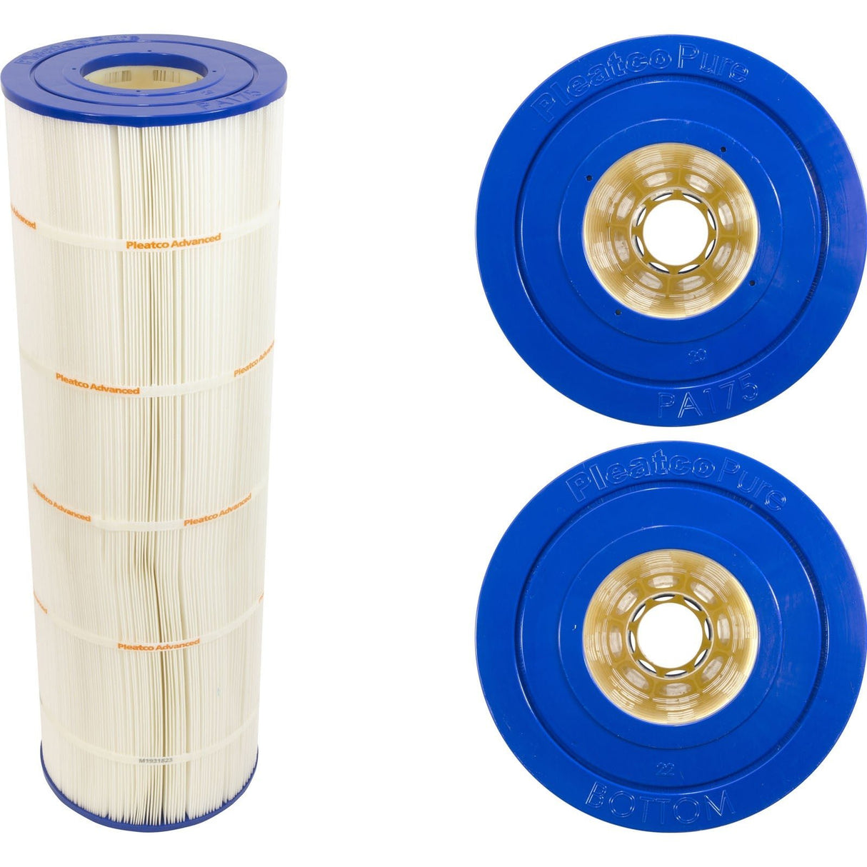 Cartridge, 175sqft, 4"ot, 4"ob, 8-15/16", 28-3/16"L, 4oz : PA175 - Pleatco - PA175 - PartsForSpas.com