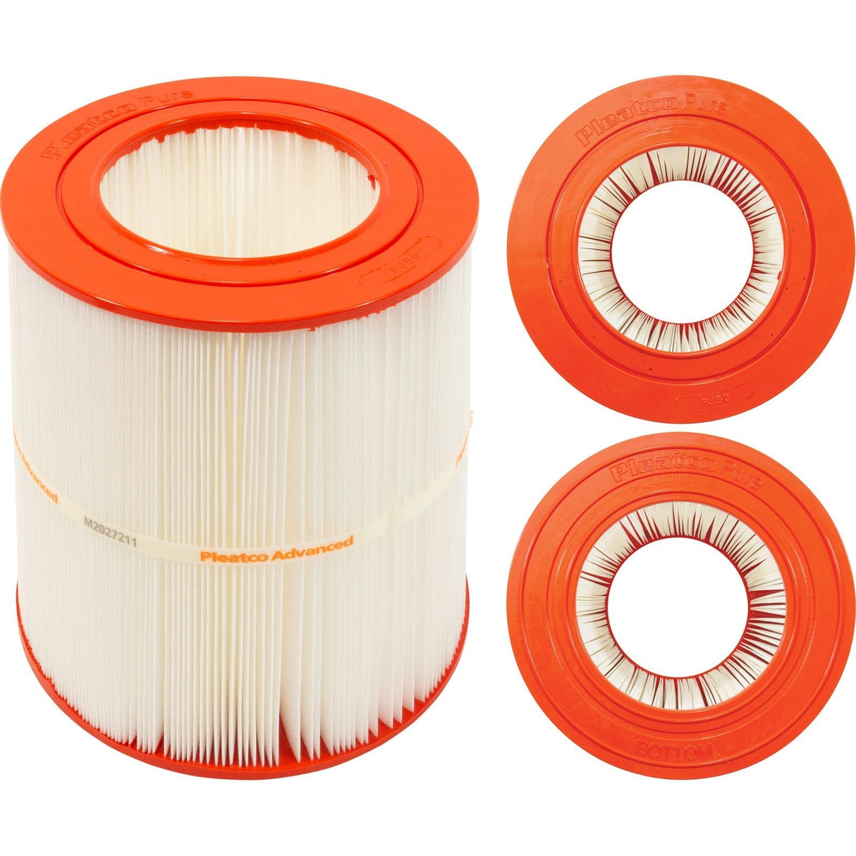 Cartridge, 50sqft, 5-15/16"ot, 6"ob, 10", 10"L, 4oz : PJ50 - Pleatco - PJ50 - PartsForSpas.com