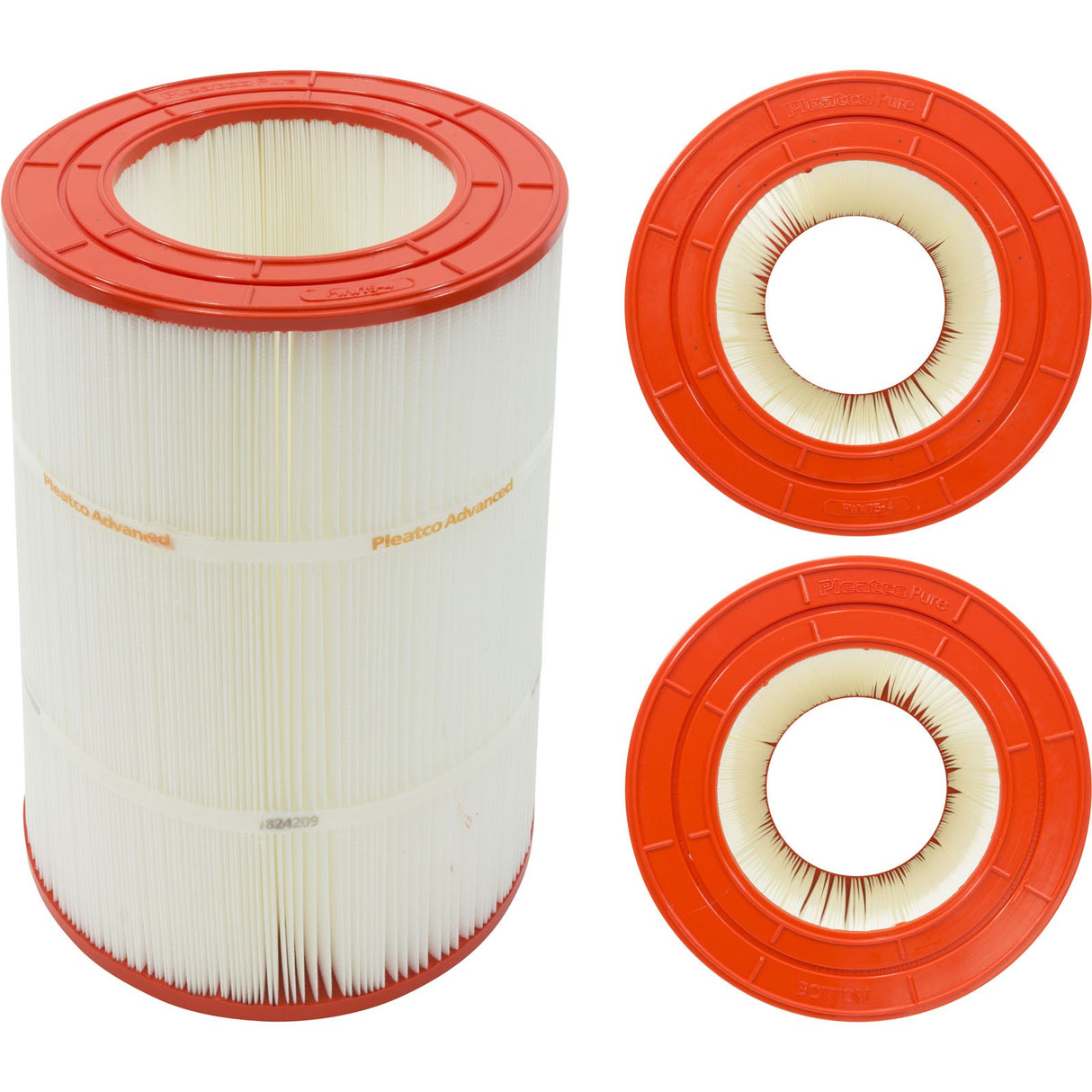 Cartridge, 75sqft, 6"ot, 6"ob, 10", 13-1/4"L, 4oz : PWW75 - Pleatco - PWW75 - PartsForSpas.com
