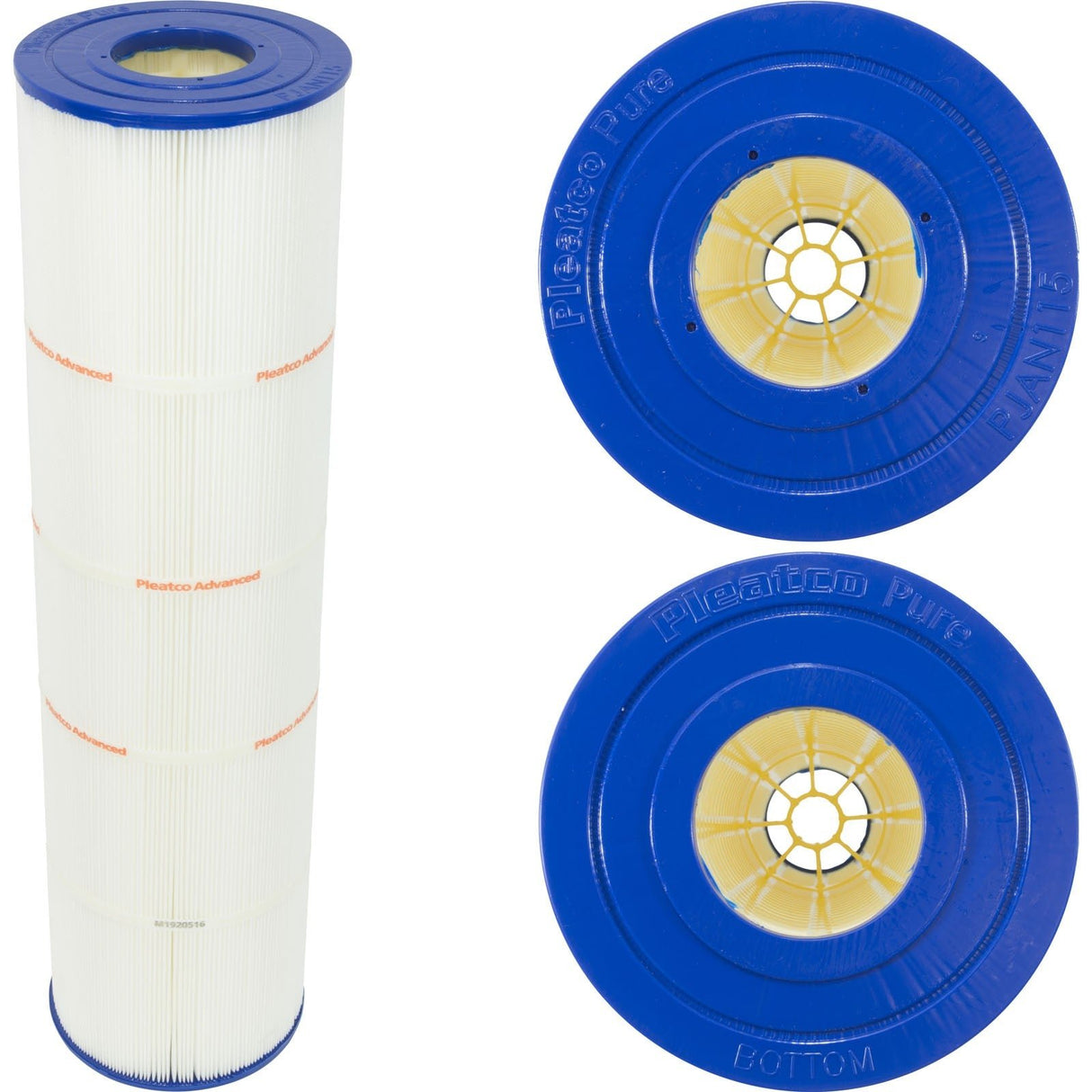 Cartridge, 115sqft, 3"ot, 3"ob, 7-1/8", 26-15/16"L, 4oz : PJAN115 - Pleatco - PJAN115 - PartsForSpas.com