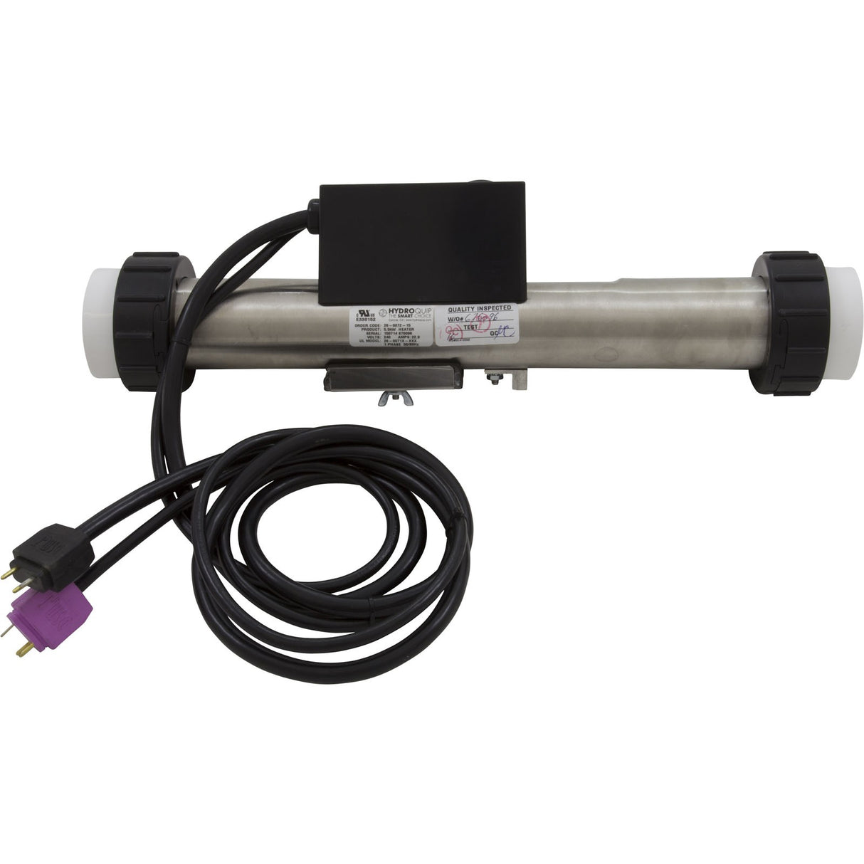Heater, FloThru, HQ PS Elec, 230v, 5.5kW, w/Long Cord, Slide : 48-PS55
