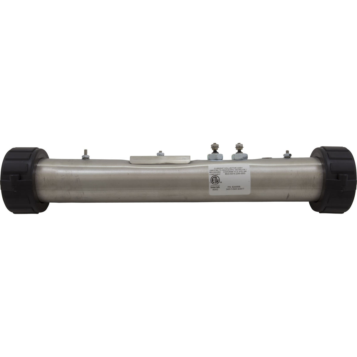 Heater, FloThru, Acura/ACC 15" x 2", 230v, 5.5kW, w/o TlPc : B24055B