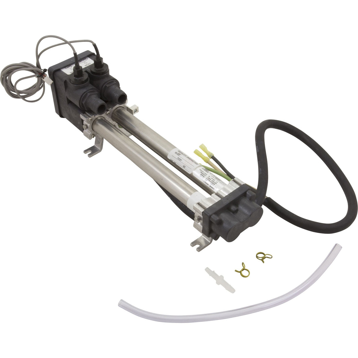 Heater, LowFlow, HydroQuip, 230v, 1.5kW, Auto Reset : 26-C3182-1S