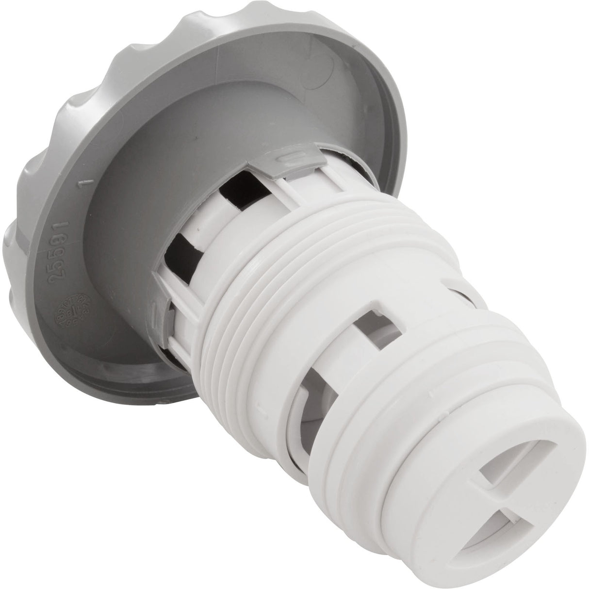 Jet Intl, Poly Jet Generic, 3-3/8"fd, Dir, Dlx Scal, Gray : 25591-211-000