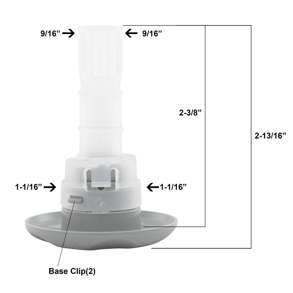 Jet Intl, BWG Cyclone Euro, 2"fd, Dir, Txt Scal, Gry : 900139WW