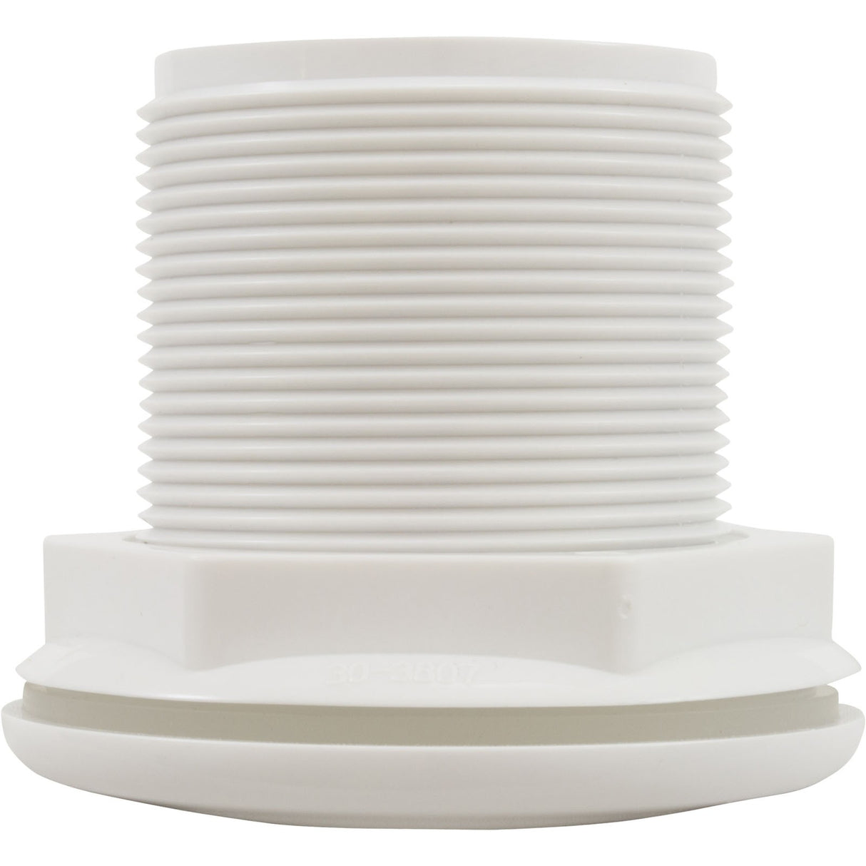 Jet Intl, BWG/HAI Hydro Jet, Long, 3-3/8"fd, Dir, w/Nut, Wht : 10-3300WHT