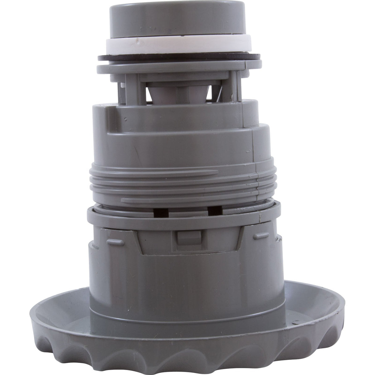 Jet Intl, WW Poly Jet, 3-3/8"fd, Pulsator, Dlx Scal, Gry : 210-6077